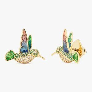 Kate Spade Dazzling Daisy Hummingbird Studs (BRAND NEW) (12K Gold-Plated)